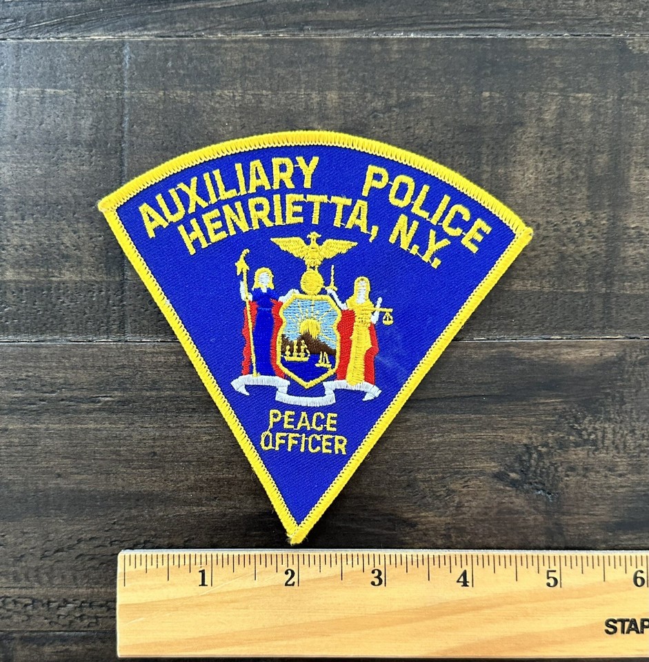 Vintage Henrietta, New York “Auxiliary” Police Patch, NY Patch eBay