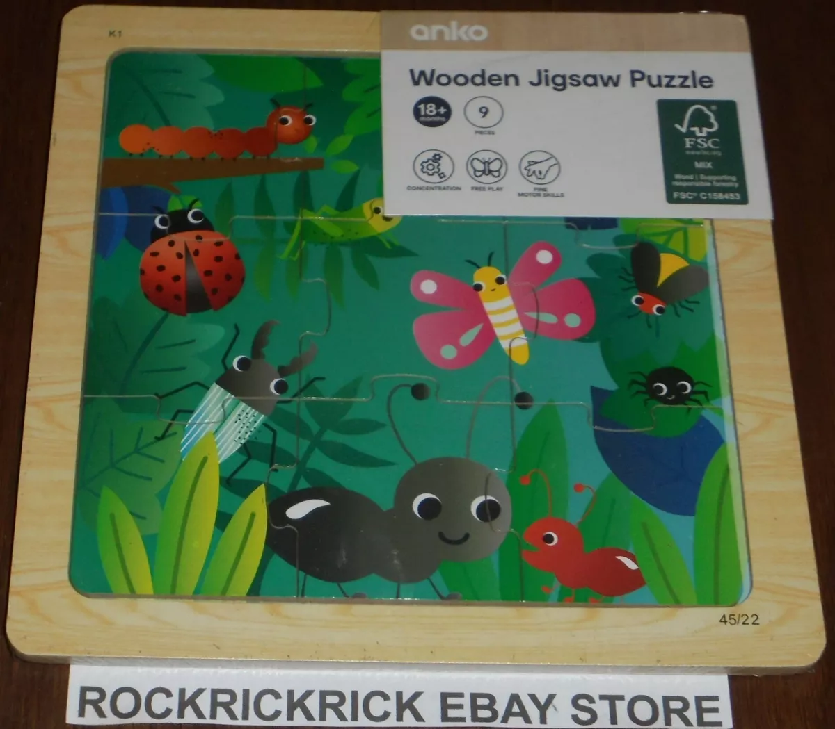 Wooden best sale puzzles kmart