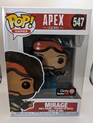 Funko Pop! Apex Legends ミラージュ Funko Pop! Apex Legends #547 - Mirage (Translucent) - GameStop