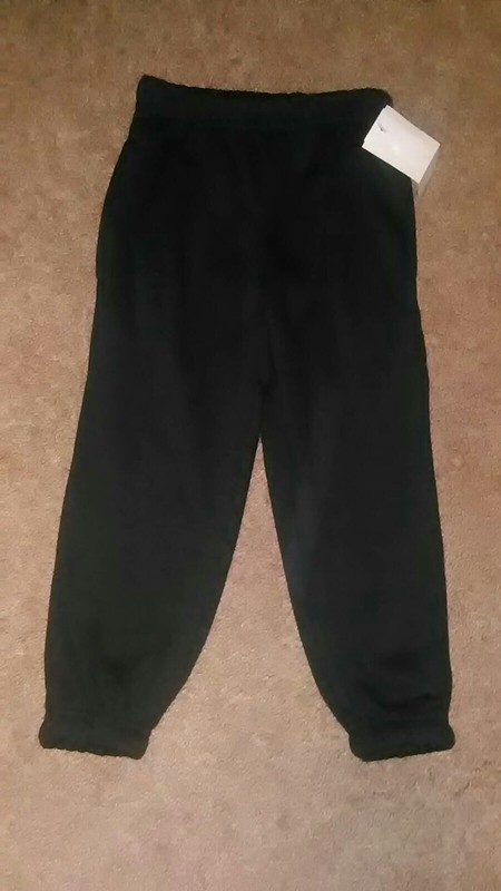 Toddler Girl Black Sweat Pants Size 4T * Real Love Brand *  Brand New! 