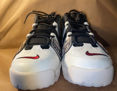 Nike More Uptempo \'Tunnel Walk\' M 10.5 DZ4838-100 White/Multi Color # 314 Size 10.5 - Nike Air More Uptempo Tunnel Walk for sale  main image 4