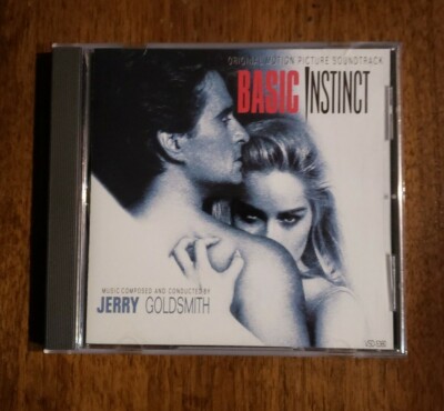BASIC INSTINCT Original Motion Picture Soundtrack CD Jerry Goldsmith OST VG