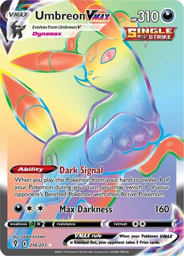 Umbreon VMAX 214/203 SWSH07: Evolving Skies