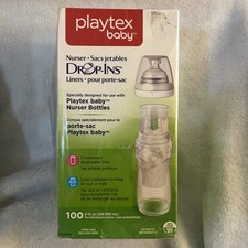 Playtex Nursing Bottle Drop-Ins Liners, 8oz to 10oz - 100 Count - Free Shipping