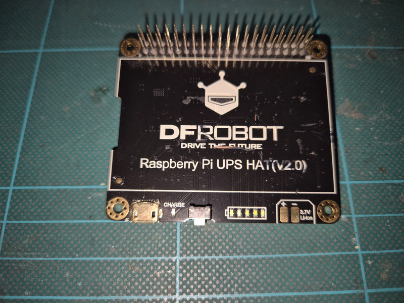 DF robot raspberry pi UPS hat (v2) home assistant