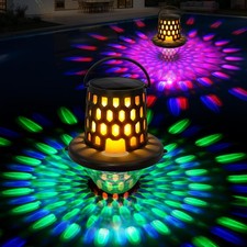 Floating Pool Lights,2026 Upgraded Solar Powered Pool Lights that Float,Flick...