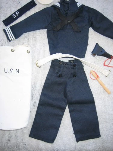 60's G.I. Joe Navy Shore Patrol, complete set xint!