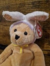 Ty Springston Bunny Rabbit Beanie Baby Soft Plush Toy with Tags Easter Gift