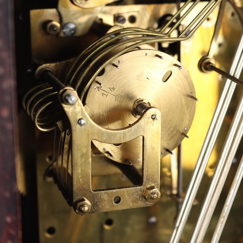 Orologio da Appoggio Junghans con Mensola Legno - XX Secolo Germania - Foto 10 di 10