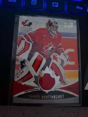 2016 Upper Deck Team Canada Juniors - Men's Team Samuel Montembeault Jersey