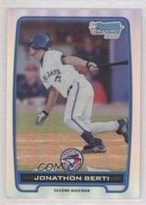 2012 Bowman Chrome Prospects Refractor 450/500 Jon Berti Jonathon #BCP71 0t3