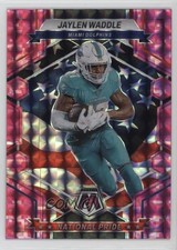 2023 Panini Mosaic National Pride Pink Camo Prizm Jaylen Waddle #269 00em
