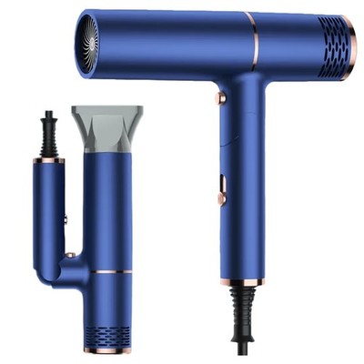 Profi Ionen Haartrockner 1500W Faltbar Reisefön 3 Geschwindigkeiten Navy