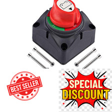 Battery Switch Disconnect Isolator, 12-48 V Battery Power Cut Master Switch