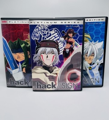 Dot .Hack Sign Platinum Series DVD Ver. 1 3 5 Anime TV Japanese MMORPG The World