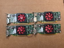 LOT OF 4 DELL AMD RADEON HD 6450 1GB DP DVI GPU 00WH7F LOW PROFILE VIDEO CARD
