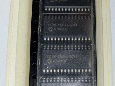 LOT OF 1600 PIC18F2520T-I/SO MICROCHIP MCU 8-bit RISC 32KB Flash WSOIC-28 DC:07+
