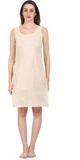 Women's Sleeveless Cotton Camisole U Neck Full Length Summer Wear Cami Top