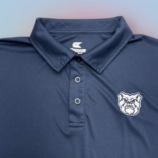 BUTLER BULLDOGS Men  s Large Blue Performance Polo Shirt