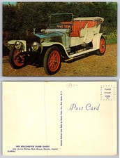 Vintage 1909 Rolls-Royce Silver Ghost Postcard - Montagu Motor Museum
