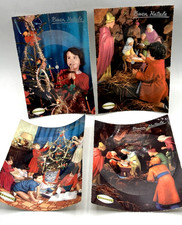 LOTTO 4 pezzi LA CARTOLINA CHE CANTA FONOSCOPE Buon Natale Quartetto Radar 78 g.