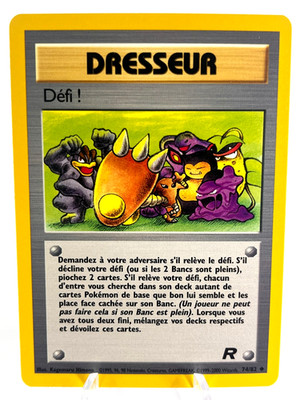Challenge! 74/82 - Team Rocket - Uncommon - FRENCH Pokemon - NM