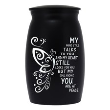 Aluminum Mini Cremation Urn - Small Keepsake Urn for Sharing Ashes - My Mind ...