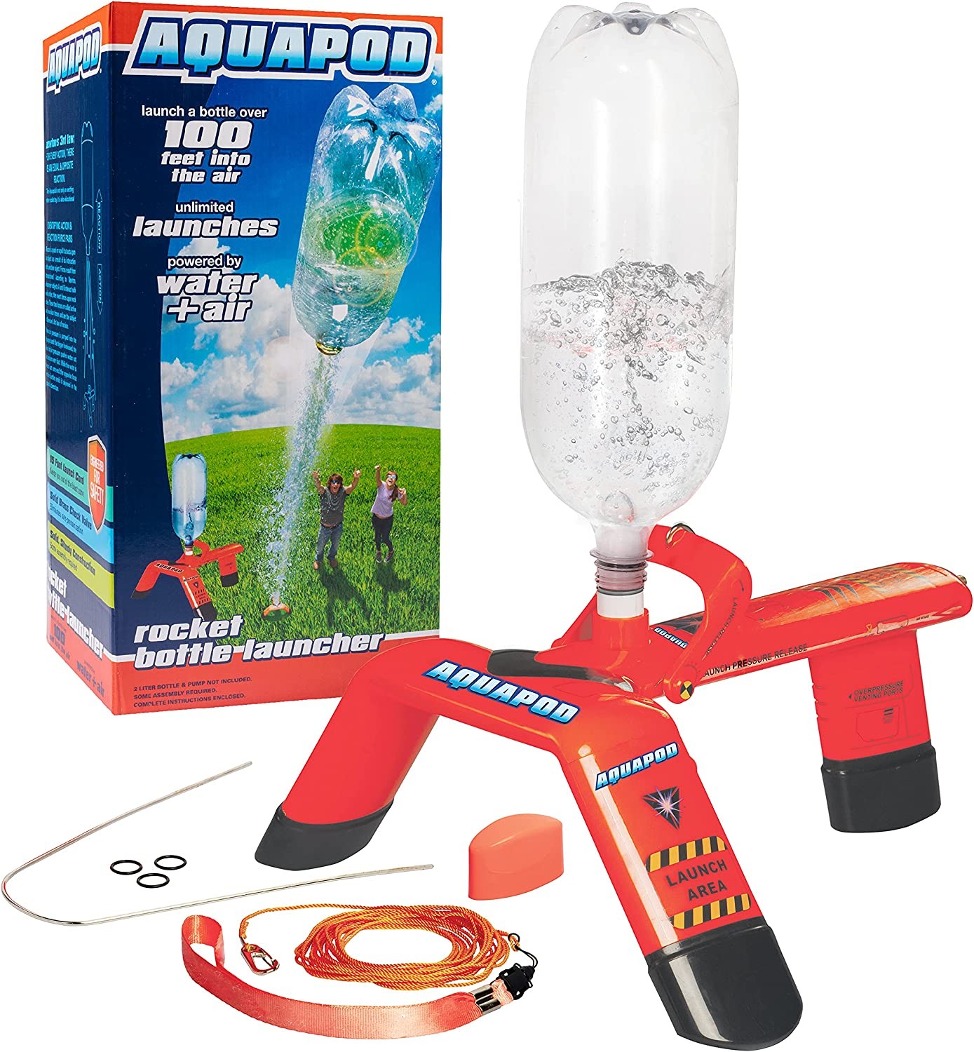 Rocket Launcher Kit - Durable Metal, Stem Science Toy