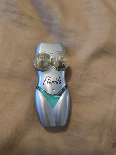 Novelty Lighter Set Flip Bikini Torso Light Up Breasts