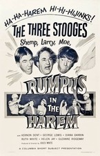 Rumpus In The Harem poster The Three Stooges- Shemp Howard Lar- 1956 Old Photo