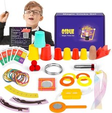 Zauberkasten Kinder Anfänger Trickset – Magie, Zauberstab & Anleitung