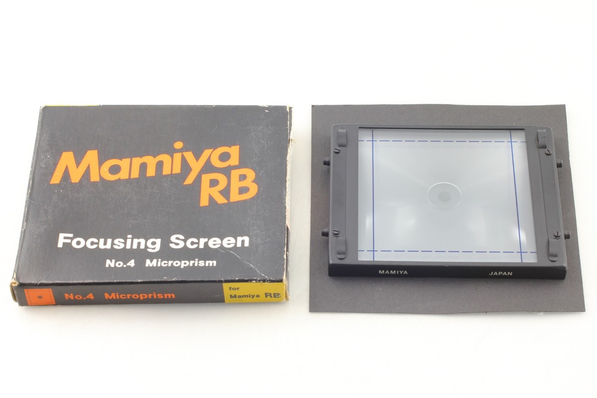 その他 Mamiya RB Focusing Screen No.4 N.MINT in Box] Mamiya RB67 Focusing Screen No.4 Microprism Pro S