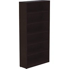Lorell Essentials Espresso Laminate Bookcase (llr-18228) (llr18228)