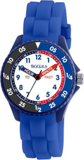 Tikkers Kids Blue & Black Silicone Time Teacher Watch ATK1088