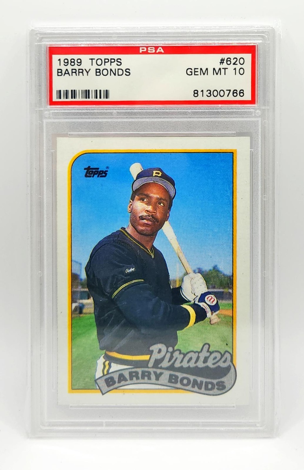 BARRY BONDS 1989 TOPPS #620 PSA 10 GEM MT PIRATES 📈 MVP