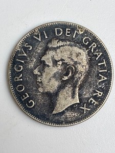 1950 Canada 50 Cents Silver 