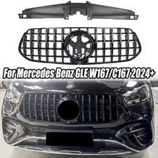KÜHLERGRILL GRILL PANAMERICANA GT SCHWARZ FÜR MERCEDES GLE W167 C167 AMG MOPF KÜHLERGRILL GRILL PANAMERICANA GT SCHWARZ FÜR MERCEDES GLE W167 C167 AMG MOPF