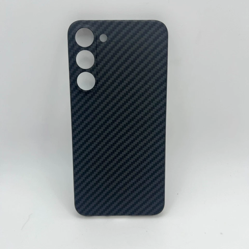 Funda de fibra de aramida calibri Samsung Galaxy S23 Plus negra mate Foto 3 de 4