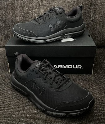 Under Armour Men's Charged Assert 10 Running Shoes Black Color Size-10