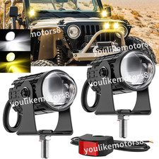 2pcs Mini 240w Led Work Light Cube Pods Whiteyellow Offroad Driving Fog Spot