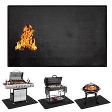 🔥 Fire Resistant Mat Fireproof Fireplace Area Pad Hearth Grill Floor Protection