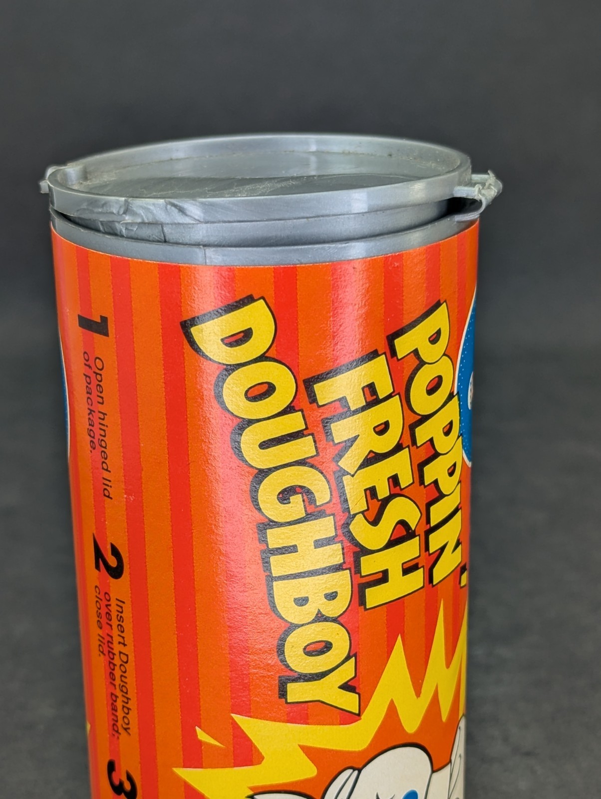 1970's Pillsbury Doughboy Poppin' Fresh Pop Out Doll in Biscuit Can Vintage