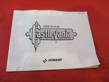 Castlevania I Nintendo NES Instruction Manual Booklet ONLY