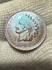1900 Indian Head Cent 1c Penny High Grade Lustrous BU+ High Grade Toned