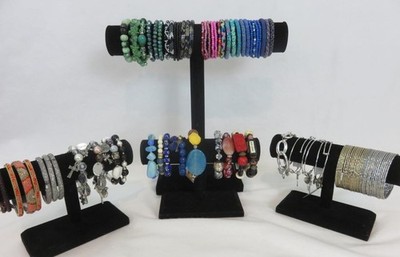 75+ Bracelet Lot Beaded Stretch Bangle Alex & Ani Best of Everything Lou Lou