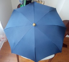Vintage KNIRPS Dark Blue 100 Nylon Umbrella with Case Great 