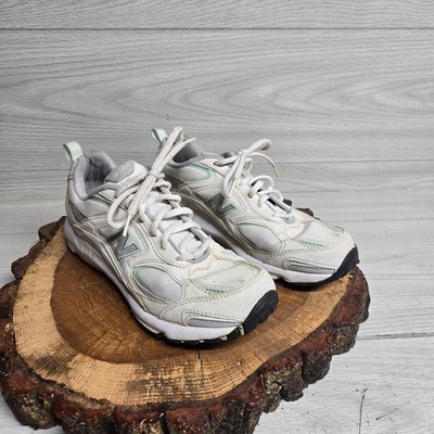 New Balance 491 Shoes White Gray Green Walking Comfort CWW491L Women's 9.5
