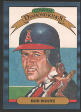 1986 Donruss Baseball  #17 - Bob Boone DK - California Angels  86-178
