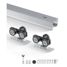 VEVOR Sliding Pocket Door Hardware Track Kit,5.73 ft Heavy Duty Pocket Door Hard