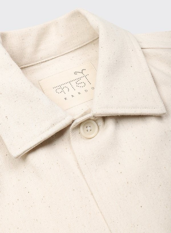 Kardo Bodhi Patchwork Jacket Handwoven Denim Natu… - image 3